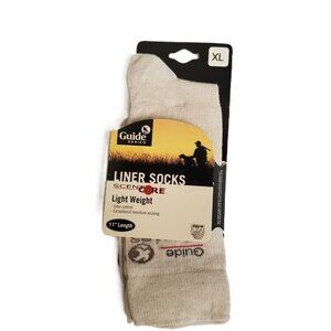 Guide Series ScentCore Liner Socks XL Moisture Wicking Hiking Hunting Gorpcore